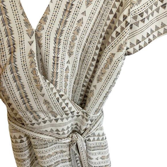 1. State Tribal Print Midi‎ Wrap Dress - 6 NWT - Picture 12 of 14